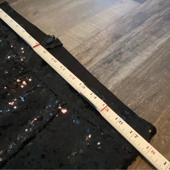 TORRID Black Sequin Mermaid Style Midi Skirt Plus Size 16 - Picture 9 of 11